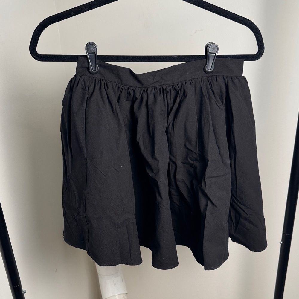 New with Tag NA-KD Black Cotton Mini Skirt Size EU34 - Picture 2 of 7